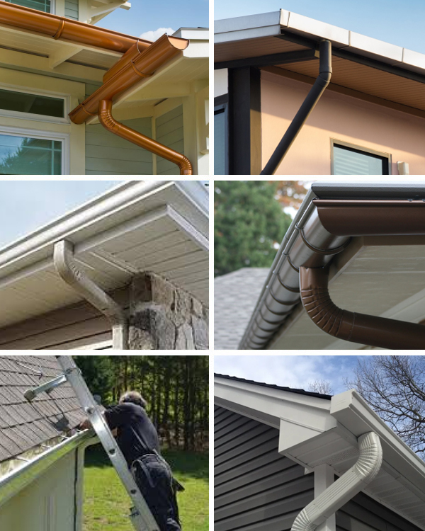 Scotts Seamless Gutters Collage